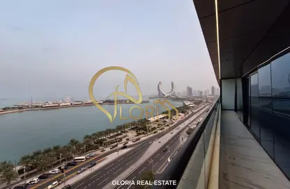 Apartment - 2 Bedrooms - 4 Bathrooms for rent in Lusail Marina Heights - Marina District - Lusail