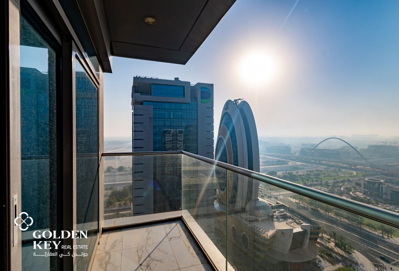 High Floor | Furnished 2BR with Balcony in Lusail