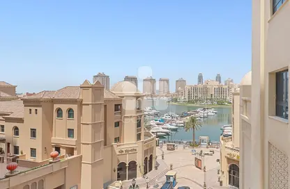 Apartment - 1 Bedroom - 2 Bathrooms for rent in Tower 23 - Porto Arabia - The Pearl Island - Doha