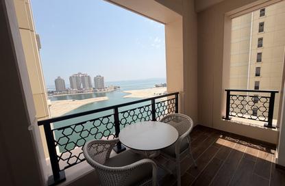 Hotel Apartments - 1 Bedroom - 2 Bathrooms for rent in Viva Central - Viva Bahriyah - The Pearl Island - Doha