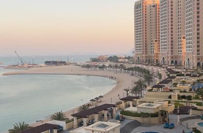 Hotel Apartments - 1 Bedroom - 2 Bathrooms for rent in Viva Central - Viva Bahriyah - The Pearl Island - Doha