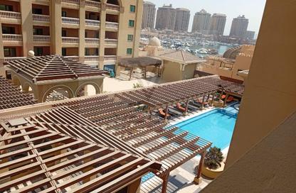 Apartment - Studio - 1 for rent in East Porto Drive - Porto Arabia - The Pearl Island - Doha