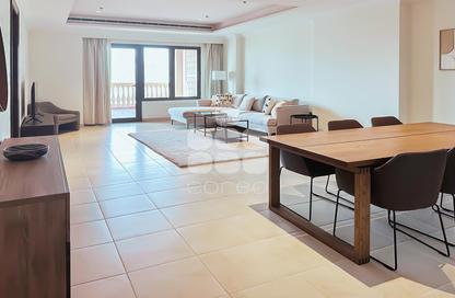 Apartment - 1 - 2 for rent in Tower 31 - Porto Arabia - The Pearl Island - Doha