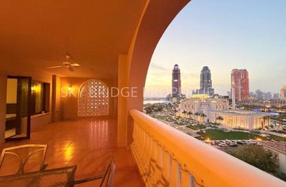 Apartment - 1 Bedroom - 2 Bathrooms for rent in East Porto Drive - Porto Arabia - The Pearl Island - Doha