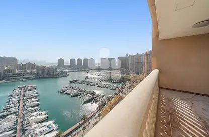 Apartment - 2 Bedrooms - 3 Bathrooms for rent in East Porto Drive - Porto Arabia - The Pearl Island - Doha