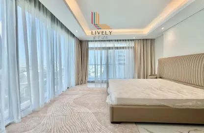 Apartment - 2 Bedrooms - 3 Bathrooms for rent in Lusail Marina Heights - Marina District - Lusail