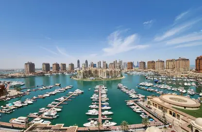 Apartment - 2 Bedrooms - 3 Bathrooms for rent in East Porto Drive - Porto Arabia - The Pearl Island - Doha