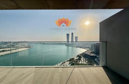 Apartment - 2 Bedrooms - 4 Bathrooms for rent in Seef Lusail Tower 1 - Seef Lusail - Lusail City - Lusail