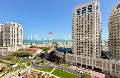 Apartment - 1 Bedroom - 2 Bathrooms for rent in Viva West - Viva Bahriyah - The Pearl Island - Doha