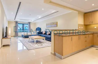Apartment - 1 Bathroom for rent in East Porto Drive - Porto Arabia - The Pearl Island - Doha