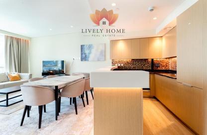Apartment - 1 - 2 for rent in Marina Residences 195 - Marina District - Lusail
