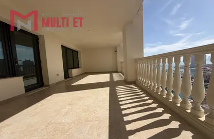 شقة - 2 غرف نوم - 3 حمامات للايجار في طريق بورتو الغربي - بورتو أرابيا - جزيرة اللؤلؤة - الدوحة