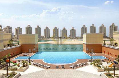 Apartment - Studio - 1 for rent in Viva West - Viva Bahriyah - The Pearl Island - Doha Apartment - Studio - 1 for rent in Viva West - Viva Bahriyah - The Pearl Island - Doha