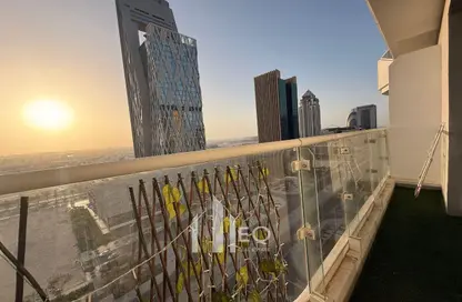 شقة - غرفة نوم - 2 حمامات للايجار في برج مارينا 23 - منطقة المارينا - الوسيل