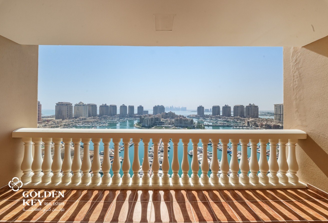 Full Marina View | Semi-Furnished 2BR with Balcony