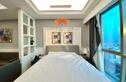 شقة - 1 حمام للايجار في ابراج بن الشيخ - المرقاب الجديد - الدوحة شقة - 1 حمام للايجار في ابراج بن الشيخ - المرقاب الجديد - الدوحة
