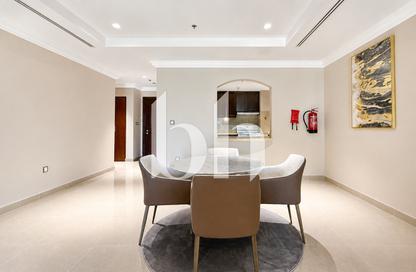 Apartment - 1 Bedroom - 2 Bathrooms for rent in West Porto Drive - Porto Arabia - The Pearl Island - Doha