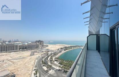 Apartment - 2 - 3 for rent in Lusail Marina Heights - Marina District - Lusail