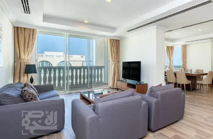 شقة - غرفة نوم - 2 حمامات للايجار في برج 19 - فيفا بحرية - جزيرة اللؤلؤة - الدوحة