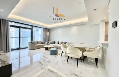 Apartment - 1 Bedroom - 2 Bathrooms for rent in Marina Tower 23 - Marina District - Lusail