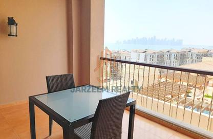Apartment - Studio - 1 Bathroom for rent in West Porto Drive - Porto Arabia - The Pearl Island - Doha