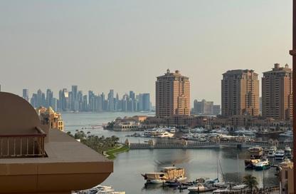 Apartment - 1 Bedroom - 2 Bathrooms for rent in East Porto Drive - Porto Arabia - The Pearl Island - Doha