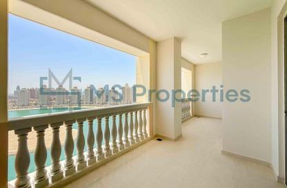 شقة - 2 غرف نوم - 3 حمامات للايجار في فيفا غرب - فيفا بحرية - جزيرة اللؤلؤة - الدوحة