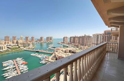 Apartment - 3 Bedrooms - 4 Bathrooms for rent in East Porto Drive - Porto Arabia - The Pearl Island - Doha