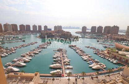 Apartment - Studio - 1 for rent in East Porto Drive - Porto Arabia - The Pearl Island - Doha