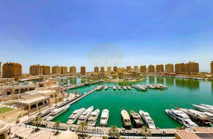 Apartment - 1 - 1 for rent in West Porto Drive - Porto Arabia - The Pearl Island - Doha