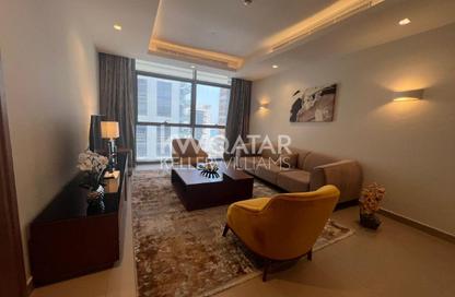 Apartment - 1 Bedroom - 2 Bathrooms for rent in Lusail Marina Heights - Marina District - Lusail