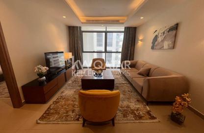 Apartment - 1 Bedroom - 2 Bathrooms for rent in Lusail Marina Heights - Marina District - Lusail