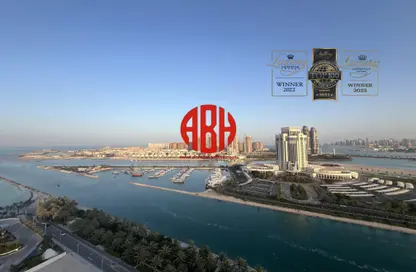 Apartment - 2 Bedrooms - 4 Bathrooms for rent in Lusail Marina Heights - Marina District - Lusail