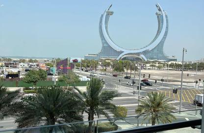 Apartment - 2 Bedrooms - 3 Bathrooms for rent in Lusail Marina Heights - Marina District - Lusail