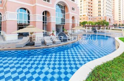 Apartment - 3 Bedrooms - 4 Bathrooms for rent in Viva West - Viva Bahriyah - The Pearl Island - Doha