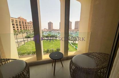 شقة - غرفة نوم - 2 حمامات للايجار في The St. Regis Marsa Arabia Island - Marsa Arabia - جزيرة اللؤلؤة - الدوحة