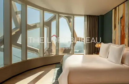 Apartment - 3 Bedrooms - 5 Bathrooms for rent in Rosewood Residences - Marina District - Lusail