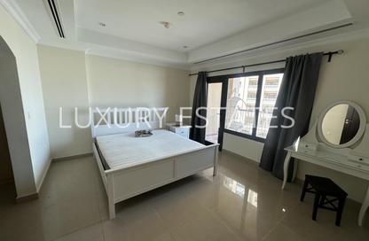 Apartment - 1 Bedroom - 2 Bathrooms for rent in West Porto Drive - Porto Arabia - The Pearl Island - Doha Apartment - 1 Bedroom - 2 Bathrooms for rent in West Porto Drive - Porto Arabia - The Pearl Island - Doha