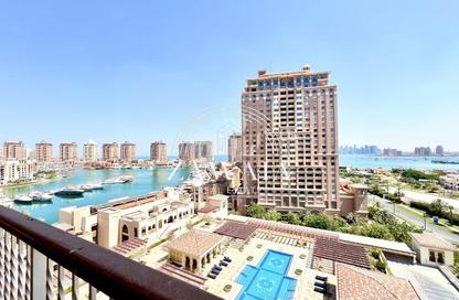 Apartment - 2 Bedrooms - 3 Bathrooms for rent in East Porto Drive - Porto Arabia - The Pearl Island - Doha