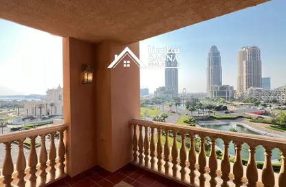 Apartment - 1 Bedroom - 2 Bathrooms for rent in Porto Arabia - The Pearl Island - Doha