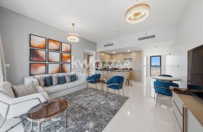 Apartment - 2 Bedrooms - 3 Bathrooms for rent in Lusail Residence - Marina District - Lusail