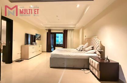 Apartment - 1 Bedroom - 2 Bathrooms for rent in West Porto Drive - Porto Arabia - The Pearl Island - Doha