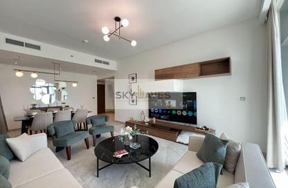 Apartment - 2 Bedrooms - 3 Bathrooms for rent in Lusail Marina Heights - Marina District - Lusail