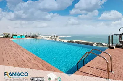 Apartment - 2 Bedrooms - 2 Bathrooms for rent in FJ8 Residential Tower - Marina District - Lusail