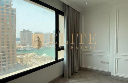 Apartment - 1 Bedroom - 2 Bathrooms for rent in East Porto Drive - Porto Arabia - The Pearl Island - Doha