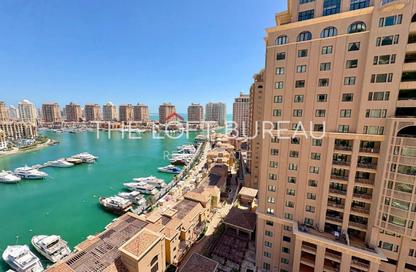 Apartment - 1 Bedroom - 2 Bathrooms for rent in West Porto Drive - Porto Arabia - The Pearl Island - Doha