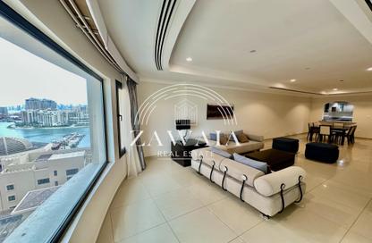 Apartment - 1 Bedroom - 2 Bathrooms for rent in East Porto Drive - Porto Arabia - The Pearl Island - Doha