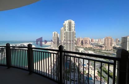 شقة - غرفة نوم - 1 حمام للايجار في ابراج باي - منطقة الأبراج - جزيرة اللؤلؤة - الدوحة