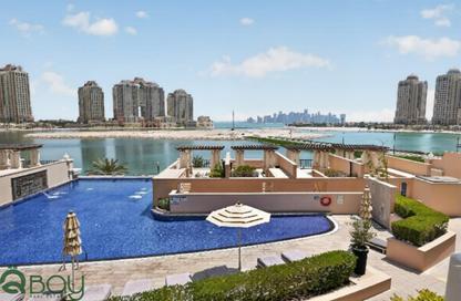 Apartment - 1 Bedroom - 2 Bathrooms for rent in East Porto Drive - Porto Arabia - The Pearl Island - Doha