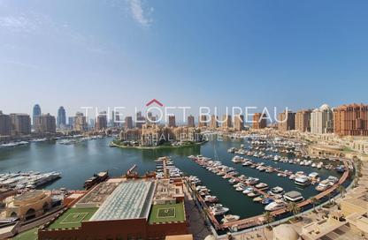 Apartment - Studio - 1 for rent in West Porto Drive - Porto Arabia - The Pearl Island - Doha